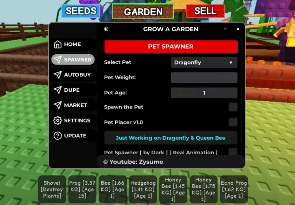 Grow a Garden Pet Spawner Scripts