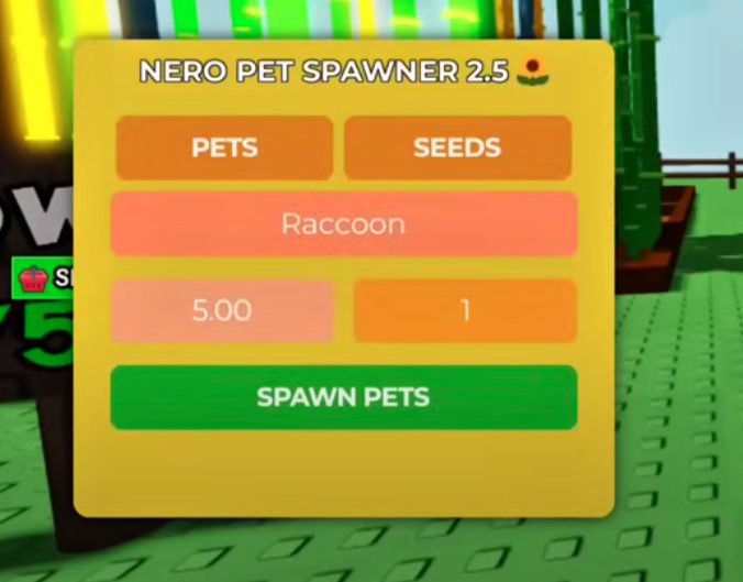 Grow a Garden Seed Spawner Script